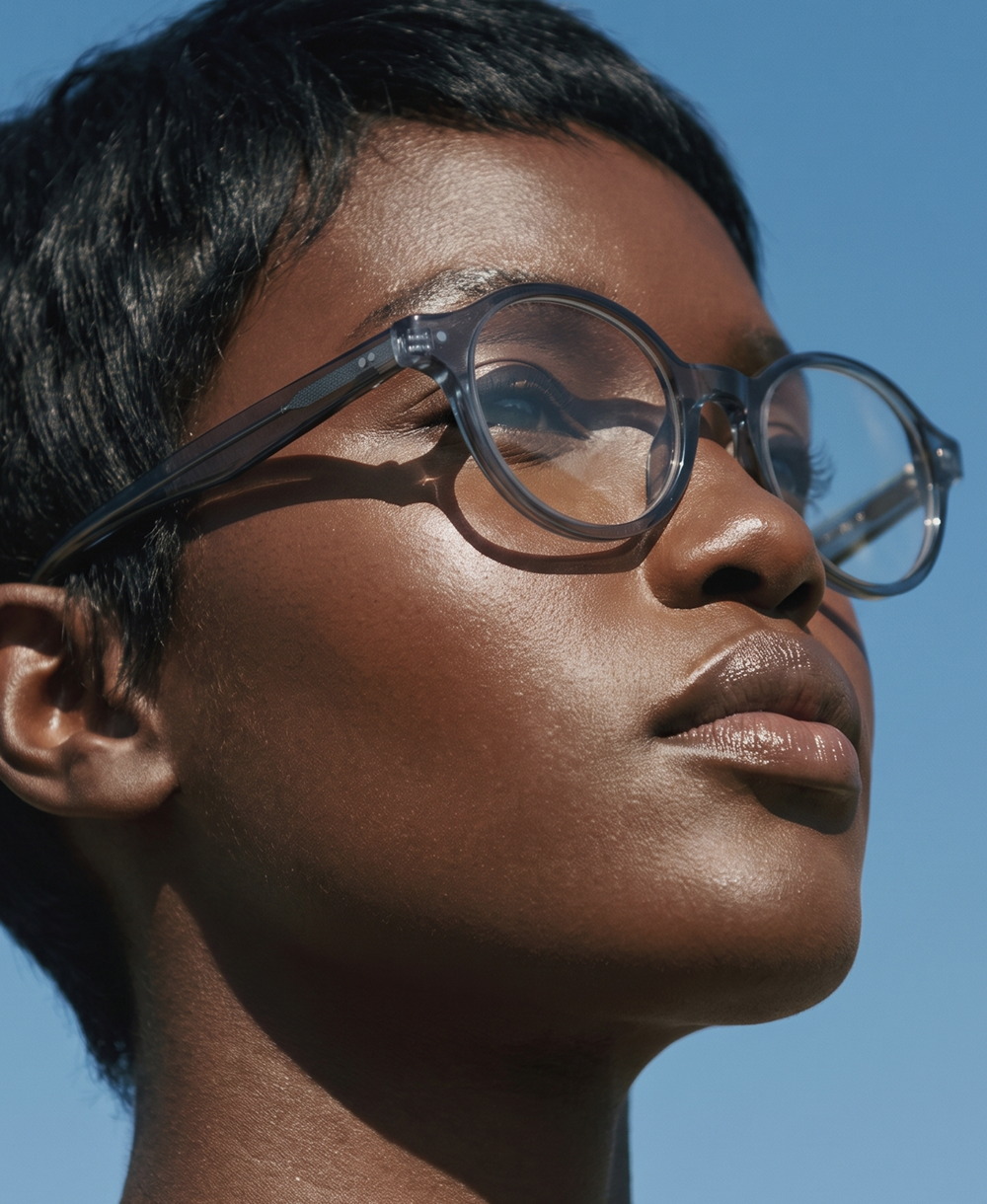 Transparent Round Glasses